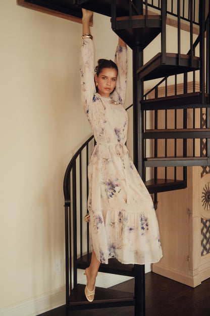 Celeste Dress- Floral Veil XL